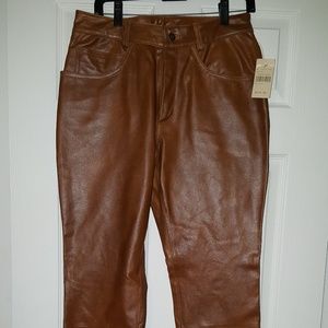 Genuine Leather Pants